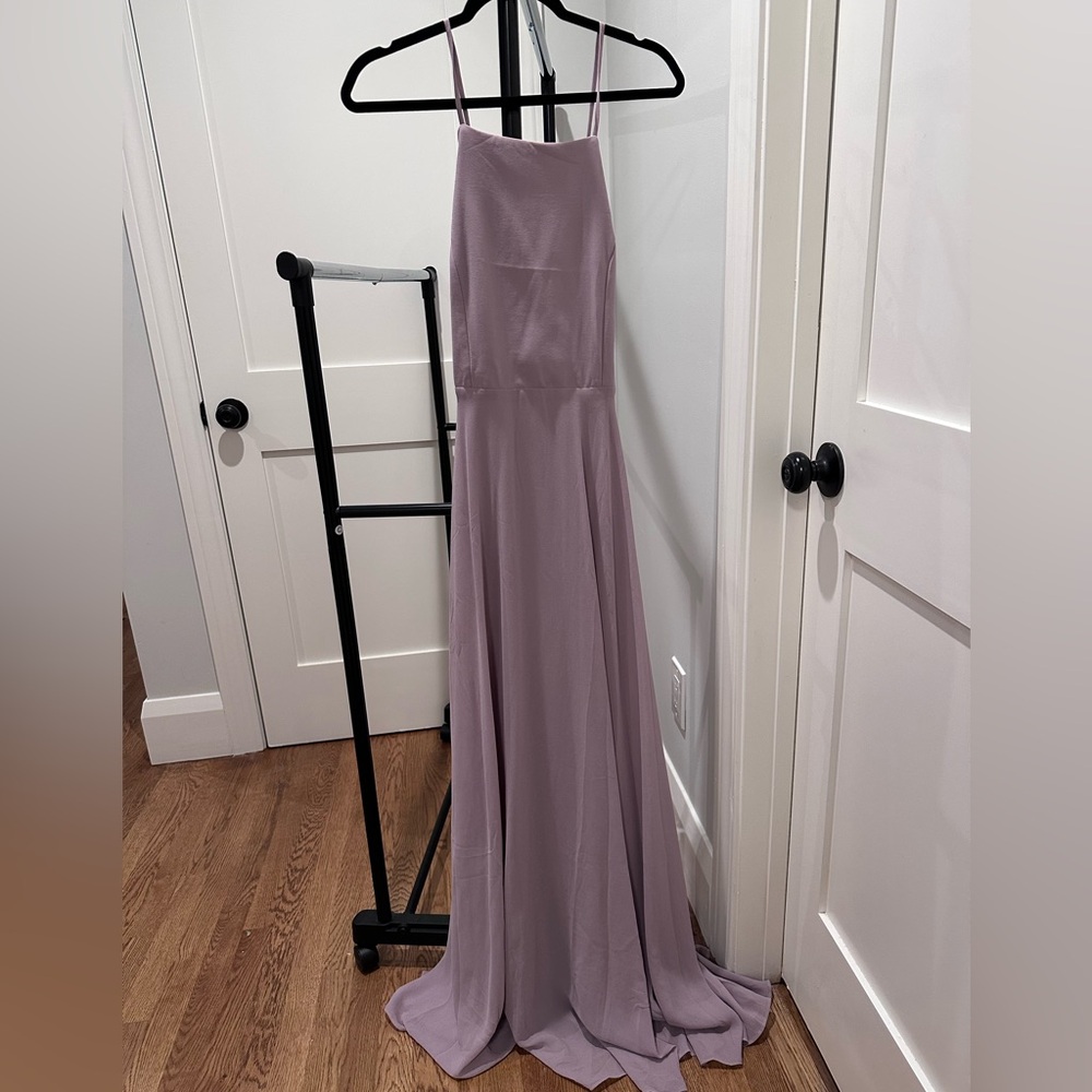Lulus Elegant Lavender Maxi Dress NWT